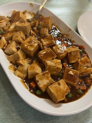 Spicy Mapo Tofu  at Happy Family Restaurant  in Tecoma