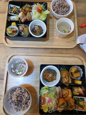 Setmeal for only 1200¥! Everything tastes great! at Cafe Ren - Nakagyo in Kyoto