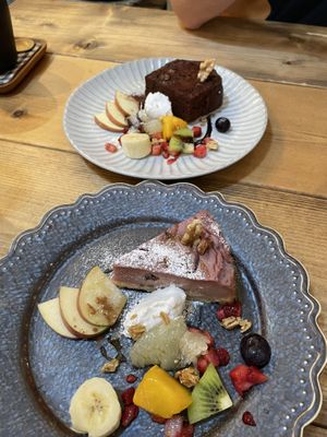 Cakes yummy too  at Cafe Ren - Nakagyo in Kyoto