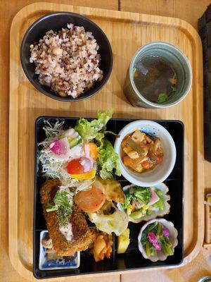 Set menu at Cafe Ren - Nakagyo in Kyoto