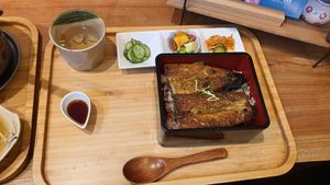 Tofu eel at Cafe Ren - Nakagyo in Kyoto