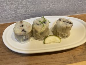 Dumplings   at Cafe Ren - Nakagyo in Kyoto
