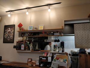Intérieur bar at Cafe Ren - Nakagyo in Kyoto