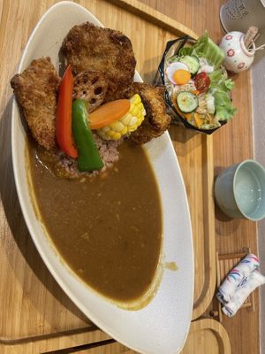 Curry   at Cafe Ren - Nakagyo in Kyoto