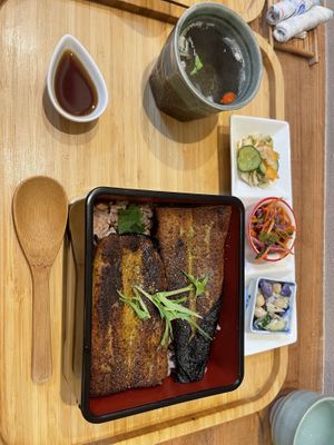 Eel  at Cafe Ren - Nakagyo in Kyoto