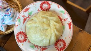 Shojin steamed curry bun  at Cafe Ren - Nakagyo in Kyoto