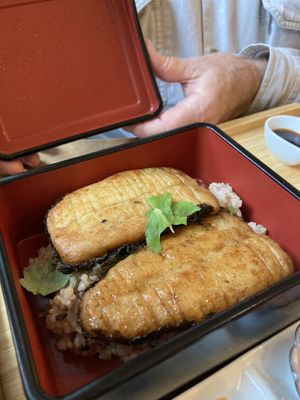 Eel  at Cafe Ren - Nakagyo in Kyoto