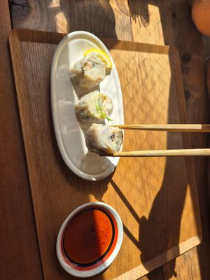 Dumplings at Cafe Ren - Nakagyo in Kyoto