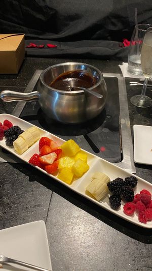 Vegan Dessert at The Melting Pot in Boise
