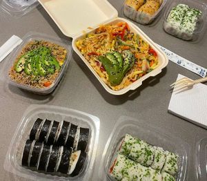 An amazing night of takeout! at Sushi Playa in Playa Del Carmen