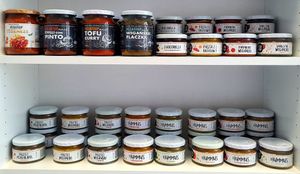 Hummus at Ale Zdrowe in Wroclaw