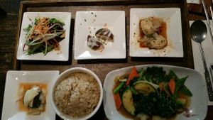 Vegan Lunchbox at Franchia Vegan Cafe in New York City