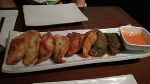 Gyoza at Franchia Vegan Cafe in New York City