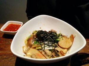 Vegan duck at Franchia Vegan Cafe in New York City