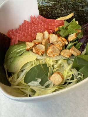 Vegan Chirashi Bowl at Franchia Vegan Cafe in New York City