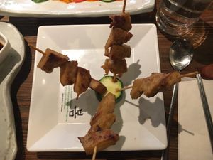 BBQ Satay  at Franchia Vegan Cafe in New York City