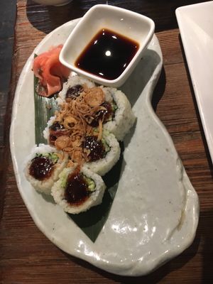 Dragon Roll at Franchia Vegan Cafe in New York City
