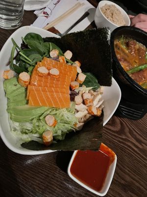 Chirashi bowl  at Franchia Vegan Cafe in New York City