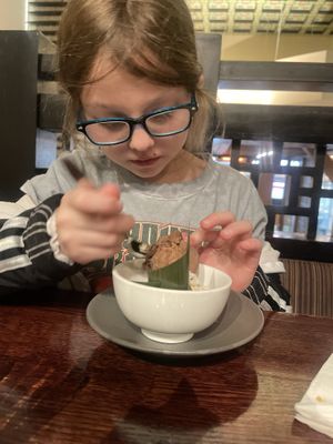 Chocolate and vanilla ice cream   at Franchia Vegan Cafe in New York City