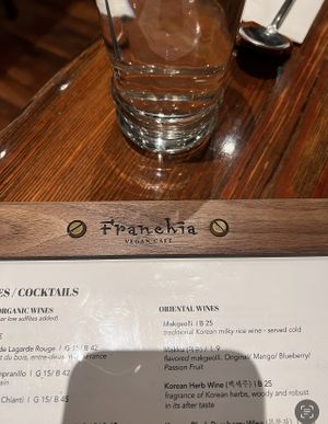   at Franchia Vegan Cafe in New York City