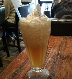 Vegan Plum Tealatta at Franchia Vegan Cafe in New York City