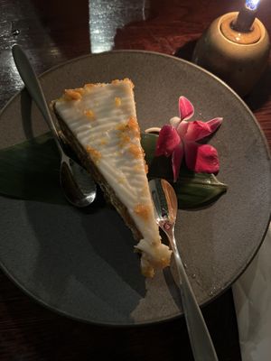 Carrot cake 🥕   at Franchia Vegan Cafe in New York City