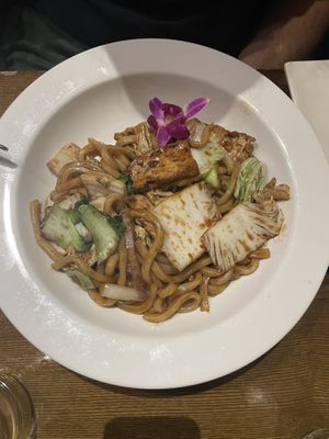 Yaki udon  at Franchia Vegan Cafe in New York City
