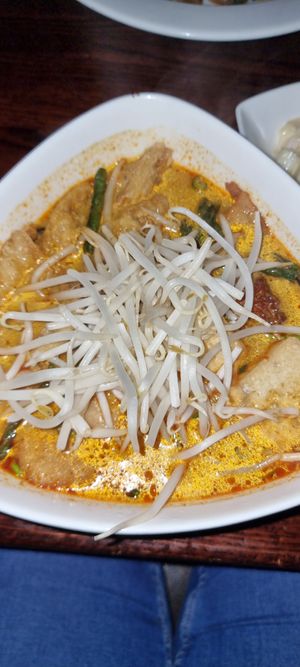 Spicy penang at Franchia Vegan Cafe in New York City