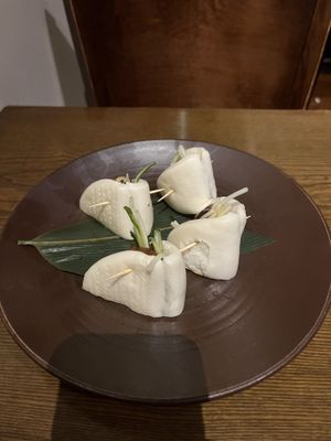 These were ok  at Franchia Vegan Cafe in New York City