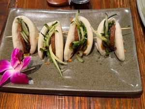 Peking 'Duck' Baos at Franchia Vegan Cafe in New York City