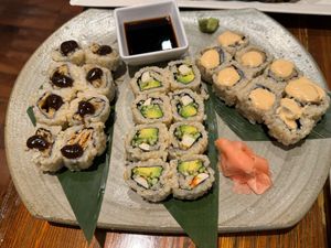Roll Combo at Franchia Vegan Cafe in New York City