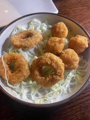 Fried Calamari  at Franchia Vegan Cafe in New York City