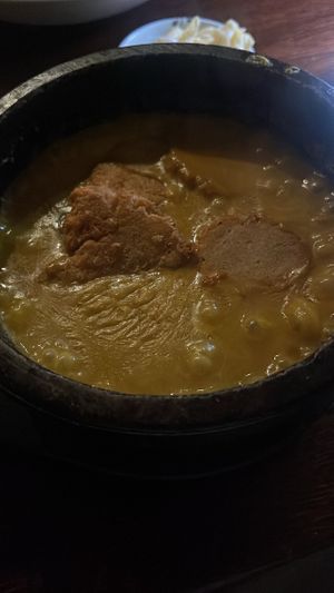 Curry Chicken 🔥🔥  at Franchia Vegan Cafe in New York City