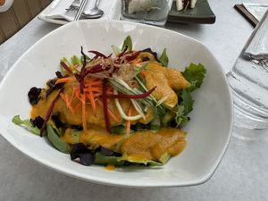   at Franchia Vegan Cafe in New York City