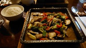  at Franchia Vegan Cafe in New York City