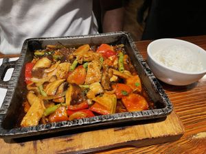   at Franchia Vegan Cafe in New York City