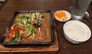 Sizzling ‘Bulgogi’ Plate    at Franchia Vegan Cafe in New York City