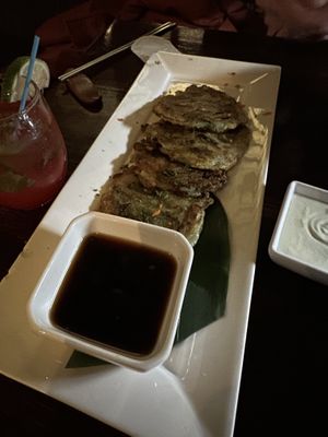 Scallion pancakes #Veganuary at Franchia Vegan Cafe in New York City