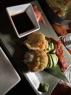 Rainbow roll #Veganuary at Franchia Vegan Cafe in New York City