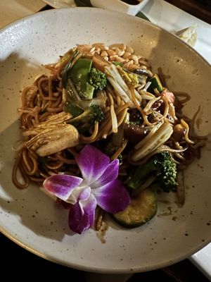 Franchia noodles #Veganuary at Franchia Vegan Cafe in New York City