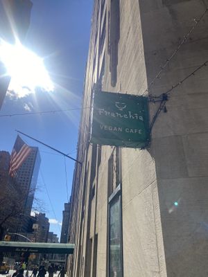 Storefrontt  at Franchia Vegan Cafe in New York City
