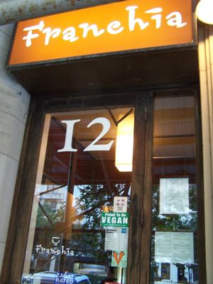 Franchia (2010), NYC at Franchia Vegan Cafe in New York City