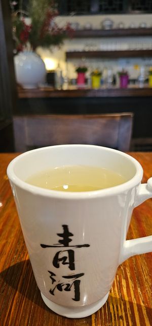 Citron tea at Franchia Vegan Cafe in New York City