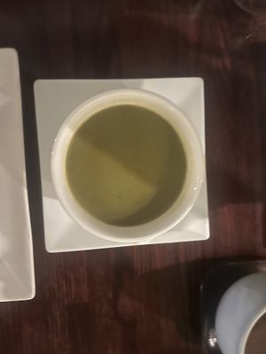 Lentil soupp  at Franchia Vegan Cafe in New York City