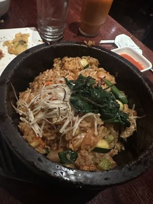 Spicy Kimchi Bibimbap   at Franchia Vegan Cafe in New York City