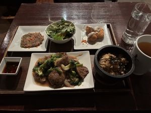   at Franchia Vegan Cafe in New York City