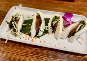 Peking “Duck” Bao  at Franchia Vegan Cafe in New York City
