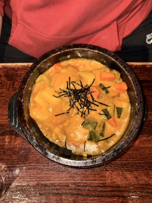 Curry ‘Chicken'  at Franchia Vegan Cafe in New York City