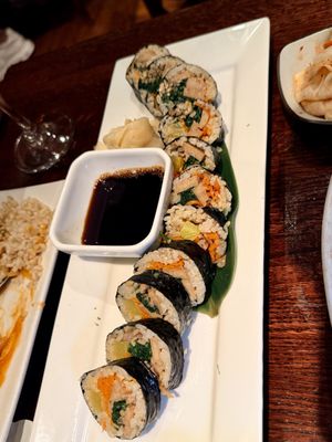 Sushi  at Franchia Vegan Cafe in New York City
