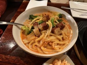   at Franchia Vegan Cafe in New York City